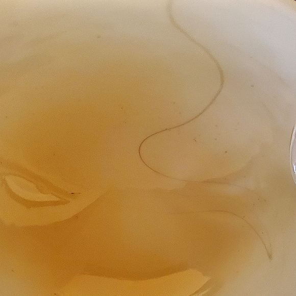 Vintage Murano Style Caramel Yellow Encased Glass Dish - Picture 5 of 12